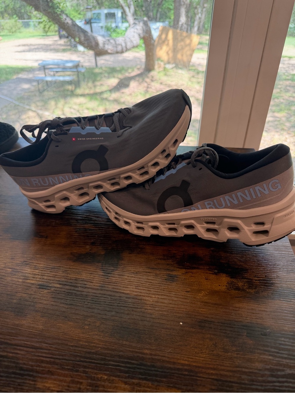M10 Cloud Monster OnClouds - Grey/White/LightBlue Running Shoes
